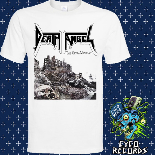 Death Angel - The Ultraviolence - Blanca - Metal - Polera- C