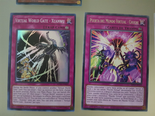 Set 9 Cartas Yugi-oh! Virtual World (mundo Virtual)