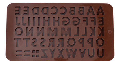 Molde De Silicone Para Bolo De Chocolate Com Letras Em