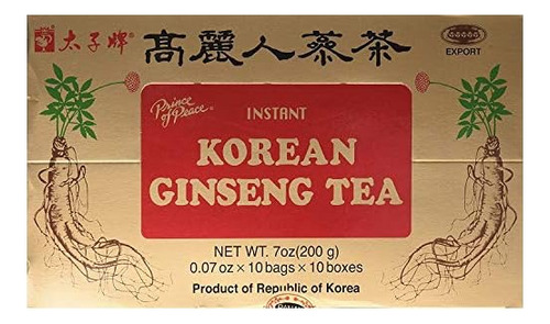 Te De Ginseng De Corea - Korean Ginseng Tea X 10 