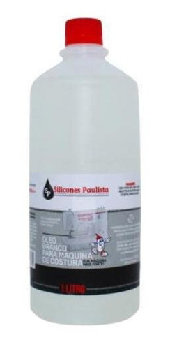 Óleo Branco Para Máquina De Costura 1l - Silicone Paulista