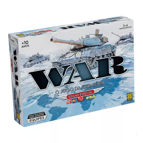 JOGO TABULEIRO MESA WAR 2 GROW ORIGINAL NOVO ESTRATÉGIA