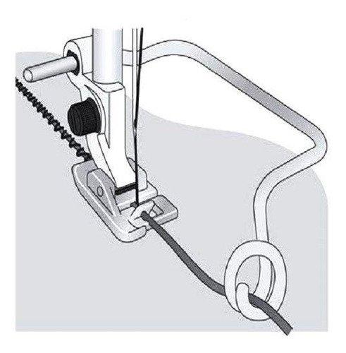 Guia De Trenzado #4125544-45 Para Máquina De Coser De 1 A 7 