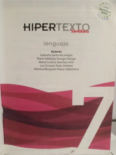 Hipertextos Lenguaje 7 De Santillana Original (Usado)