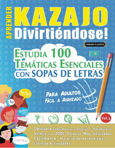 Libro: Aprender Kazajo Divirtiéndose! Para Adultos: Fácil A