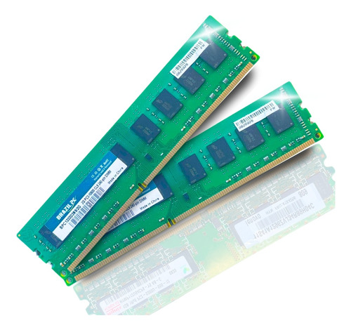 Memoria Ram Ddr3 1333mhz Kit 2x 2gb Pc Brazil Pc Dimm  (Recondicionado)