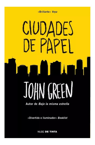 Ciudades De Papel / John Green/ Nube De Tinta