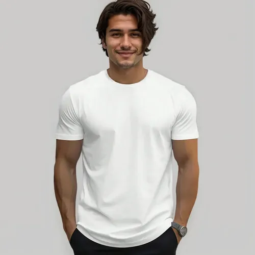 Playera De Hombre Cuello Redondo Manga Corta Deportivas Gym