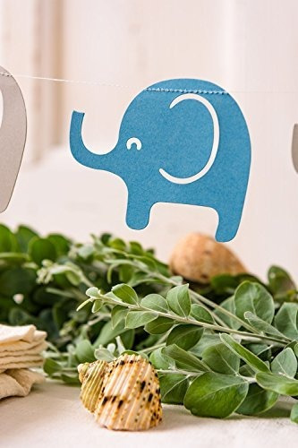 Elefante Garland Decoraciones Elefante Baby Shower Banner Ni