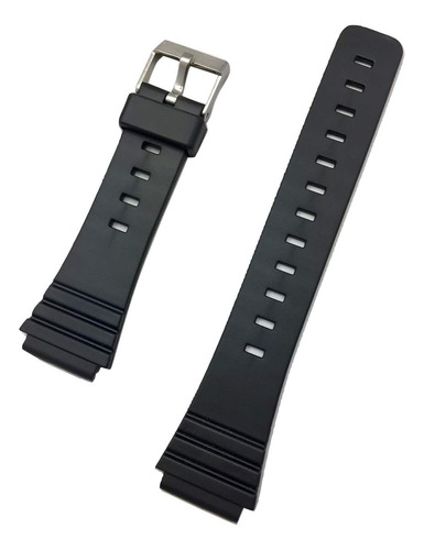 18mm Negro De Caucho Pvc Material Pulsera Reloj | Cómo...