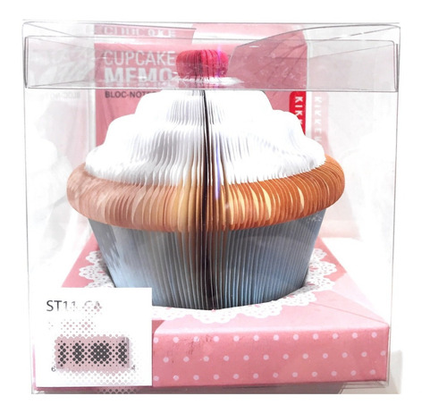 Block De Notas En Forma De Cupcake Kawaii Kikkerland