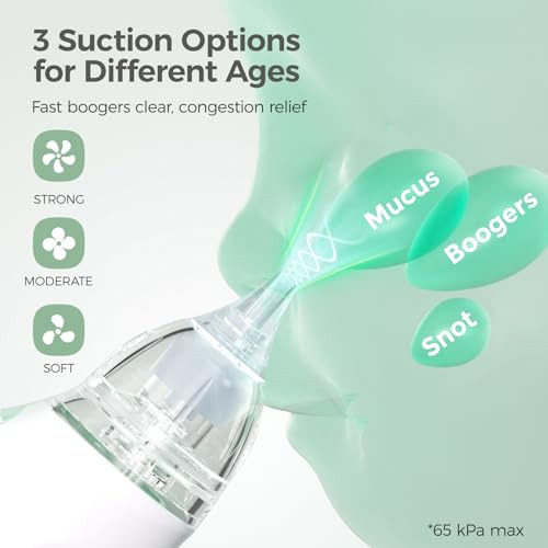 Aspirador Nasal Para Bebés 3 Niveles De Succión Aspirador Na