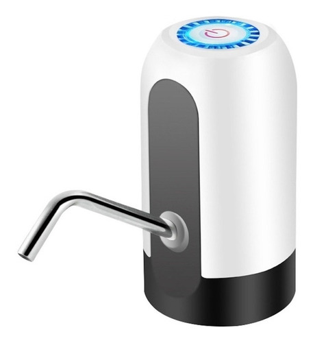 Bomba Dispensador De Agua Automatico Portátil Color Blanco/Negro