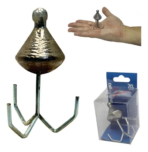 Resgate Resgatador De Boias E Equipamentos - Jr Pesca 70g Cor Chumbo