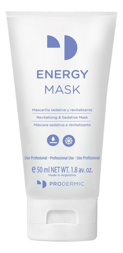 Máscarilla Gel Pro Energy Mask 50 Ml Prodermic Caba Tipo de piel Sensible