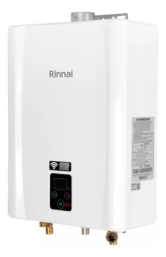 Aquecedor Agua Rinnai A Gás Digital Reu-e170 Feh 17 Litros