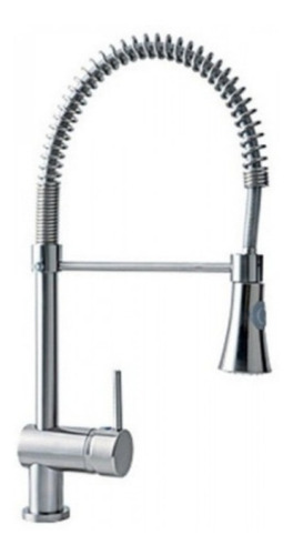 Imagen 2 de 6 de Grifo Llave Monomando Cocina Profesional Rociador Extraíble