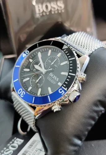 Reloj Hugo Boss Ocean Edition Diver Inox Milanés Buzo Hombre