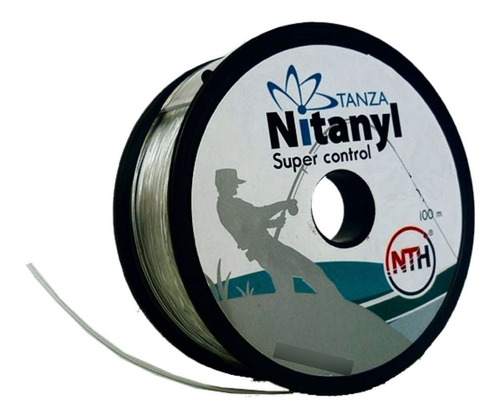 200 Metros Tanza Pesca Nitanyl 0,40mm 11,0kgs Incolora