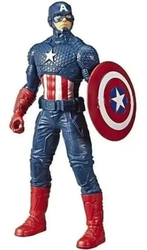 Imagem 3 de 3 de Boneco Capitao America Vingadores Hasbro E5579 / E5556