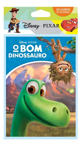 Pixar - Solapa Média Com 10 Livros De Histórias