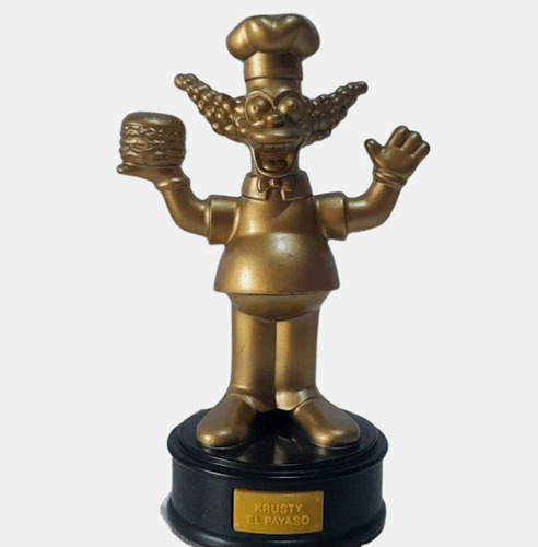 Muñeco Krusty El Payaso Colección The Simpsons Burger 2007 (Usado)