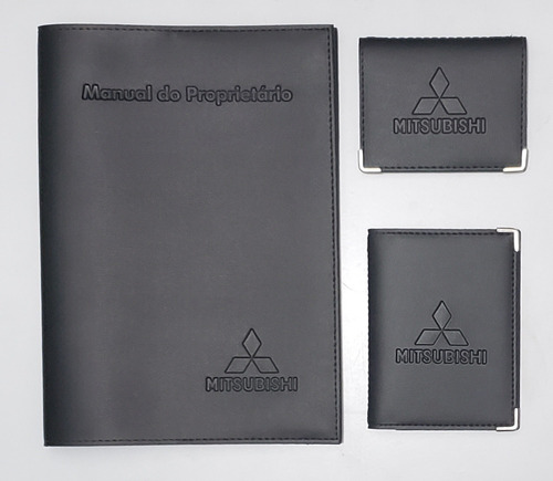 Imagem 1 de 10 de Mitsubishi Kit P. Manual+ Doc+ Cartão Couroeco Amigo Secreto