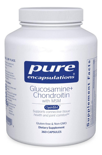 Glucosamina Condroitina Con Msm Pure Encapsulations 360 Caps