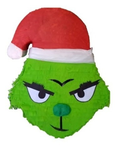 Piñata Navideña Tipo Tambor - Grinch - | Meses sin intereses