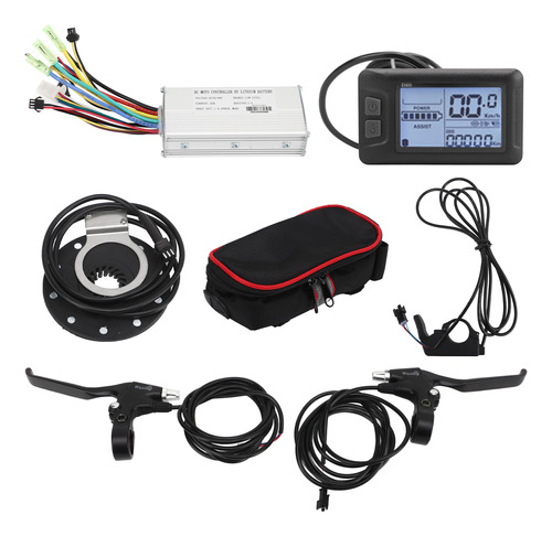 Kit De Conversión De Bicicleta Eléctrica 22a 36v 48v Control