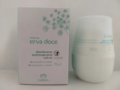 Antitranspirante roll on Natura Erva Doce erva doce