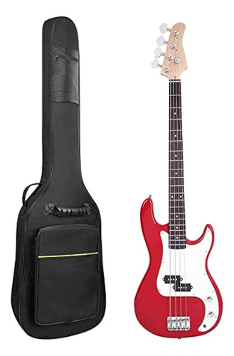 Muscab Bass Guitar Bag 7mm Acolchado Impermeable Electric Ba