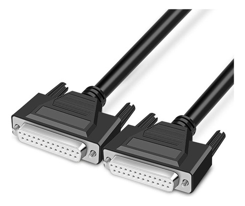 Jienk Cable De Extensin Db25 Hembra A Hembra, Rs232 De 25 Pi