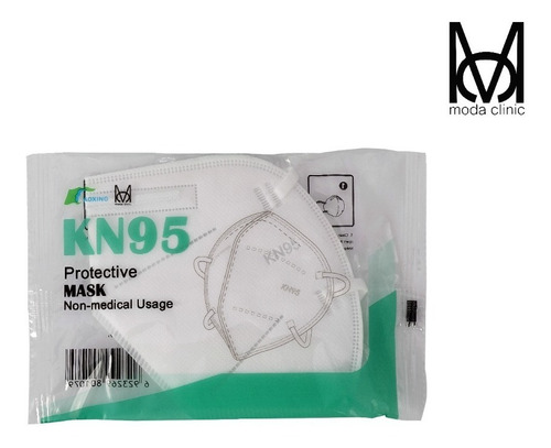 Máscara Kn95 - 5 Camadas De Proteção - Branca - Kit 20 Un