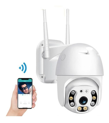 Smart Camara Ip Wifi Alarma Exterior Anti Agua Ip66 / 221019