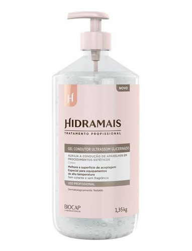 Gel Condutor Ultrassom Glicerinado 1,35kg - Hidramais Glicerinado