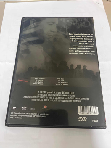 Dvd O Sal Da Terra Um Filme Banido Nos Eua (Usado)