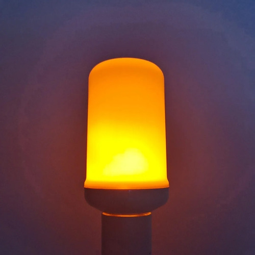 Imagen 6 de 10 de Lampara Led Fuego Efecto Magma 5w E27