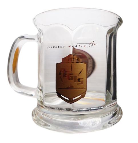 Jarra Mug De Cristal, Lockheed Martin, Colección 