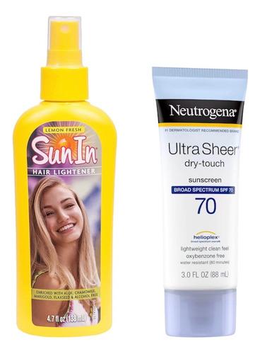 Sun In Aclarador Natural Mas Protector Neutrogena 70spf