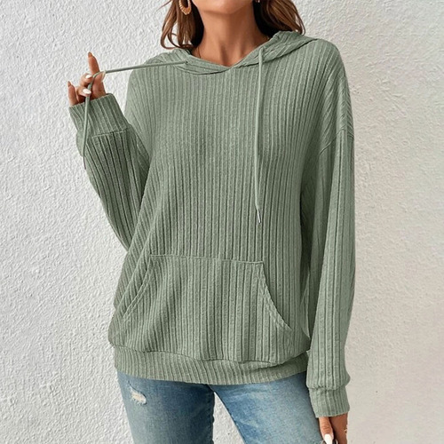 Blusas Femininas Com Capuz E Gola, Gola E Bolso De Verão G 7