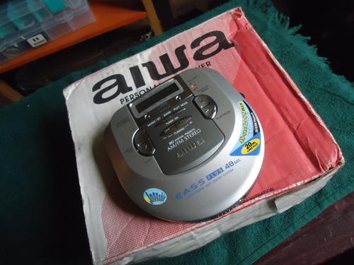 Aiwa Discman Reproductor De Cd Con Radio Vintage Retro