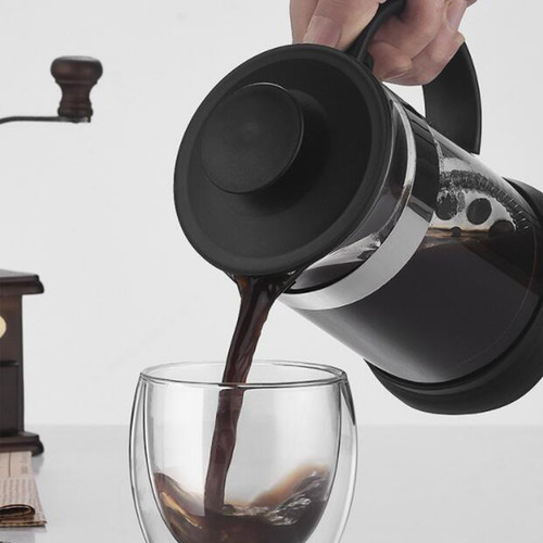 Cafetera French Press, Calefacción, 800 Ml, Filtro De Acero