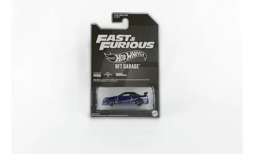 ホットウィール ワイルド・スピード NFT 日産スカイライン R34。 Hot Wheels Nft Garage Nissan Skyline R34 Velozes E Furiosos
