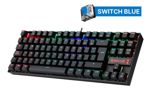 Teclado Mecánico Redragon Kumara K552 Led Rgb Español