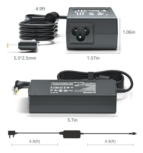 Pack De Cargador 14v 4a Para Monitores Samsung Led