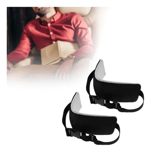 Almohada De Almohada De 2x Cuello Soporte Para La Negro