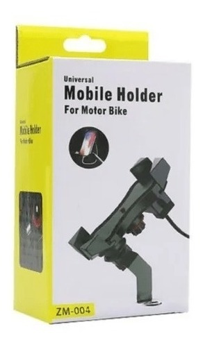 Base Soporte Porta Celular Para Moto/bicicleta Cargador Usb
