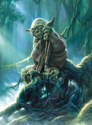 Star Wars - Colección De Bellas Artes - Yoda - Puzzle De 100