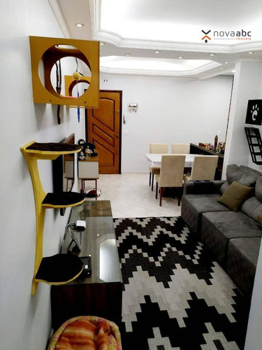 Cobertura Com 2 Dormitórios À Venda, 67 M² Por R$ 450.000 - Vila Pires - Santo André/sp - Co0880